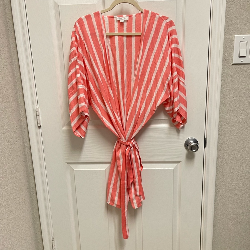 Curation Emerson Fry Striped Kimono Robe